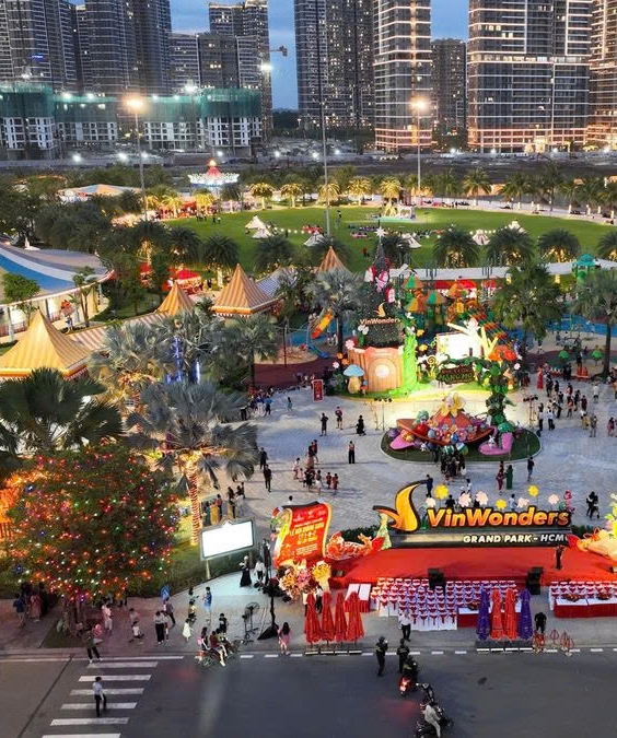 Khu công viên giải trí, trung tâm thương mại